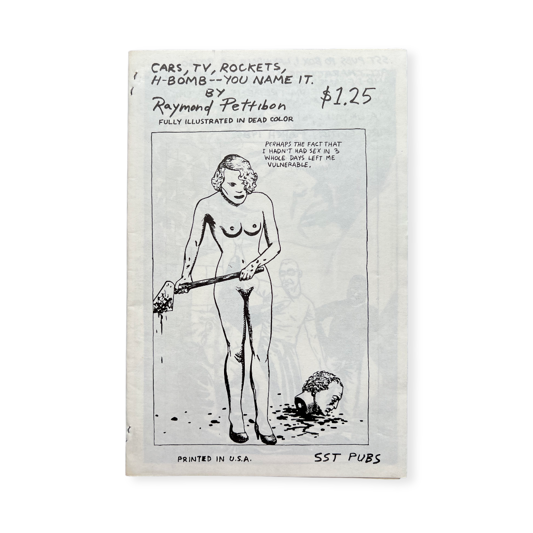 Raymond Pettibon, Cars, TV, Rockets, H-Bomb -- You Name It, 1985
