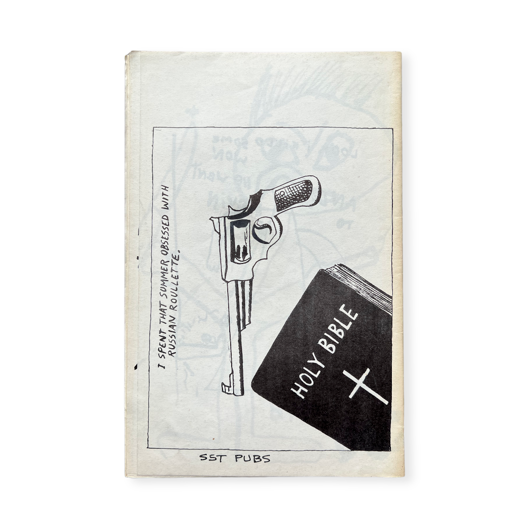 Raymond Pettibon, The Bible, The Bottle, And The Bomb, 1984