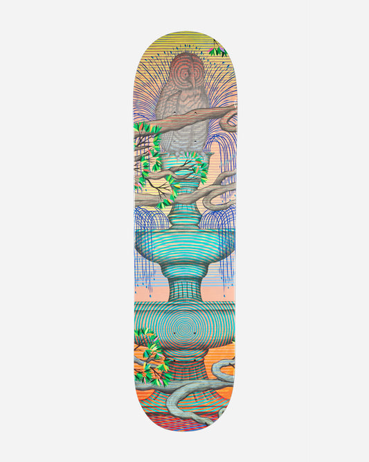 Andrew Schoultz x Beautiful Losers, Owl Skateboard, 2025