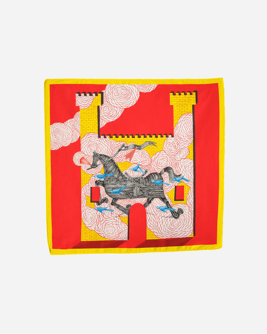 Andrew Schoultz x Beautiful Losers, Fortress Scarf, 2025