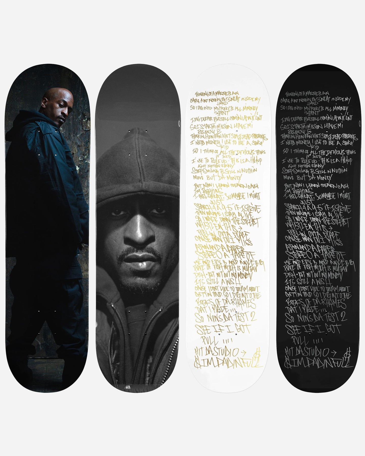 Beautiful Losers x Rakim, Paid In Full skateboard collection, 2025