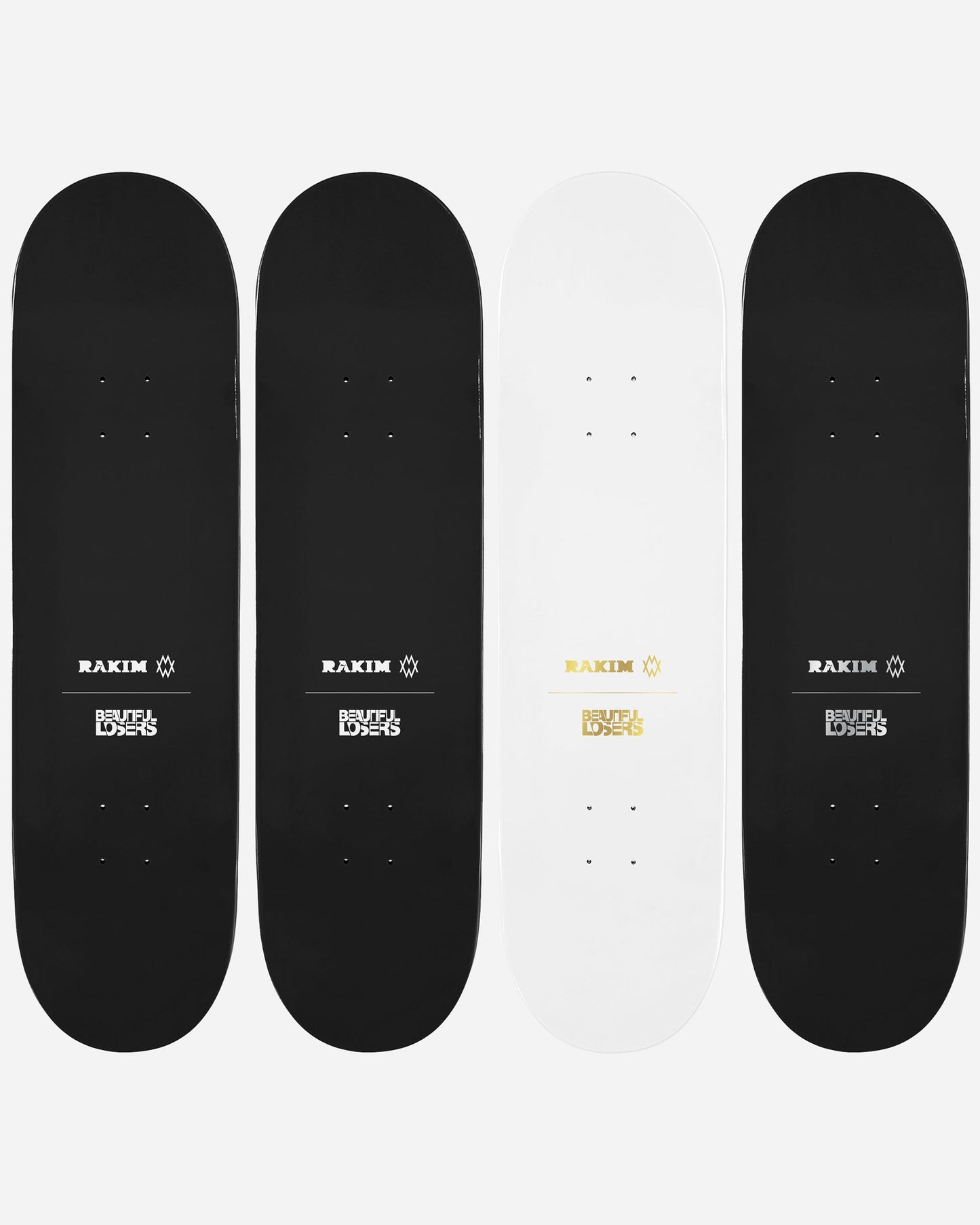 Beautiful Losers x Rakim, Paid In Full skateboard collection, 2025